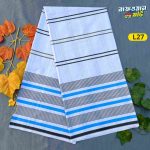 চেক টিস্যু কটন লুঙ্গি  L27