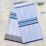 চেক টিস্যু কটন লুঙ্গি  L24
